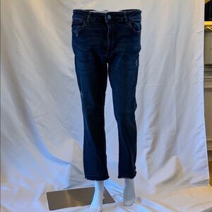 DL1961 - Dark Blue Ankle Jeans with controlled fray - Size 31
